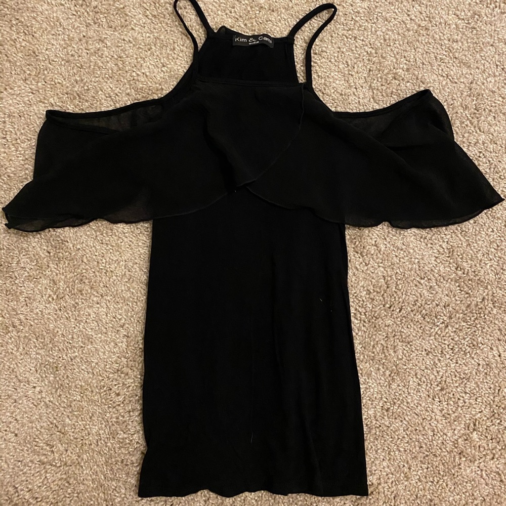 Women’s black tank top